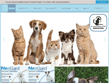 Tablet Screenshot of mobilevetclinic.biz